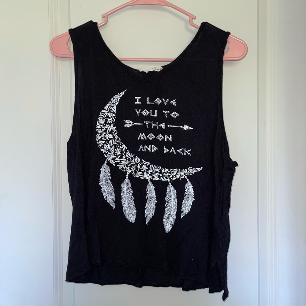 “I love you to the moon and back” muscle tee